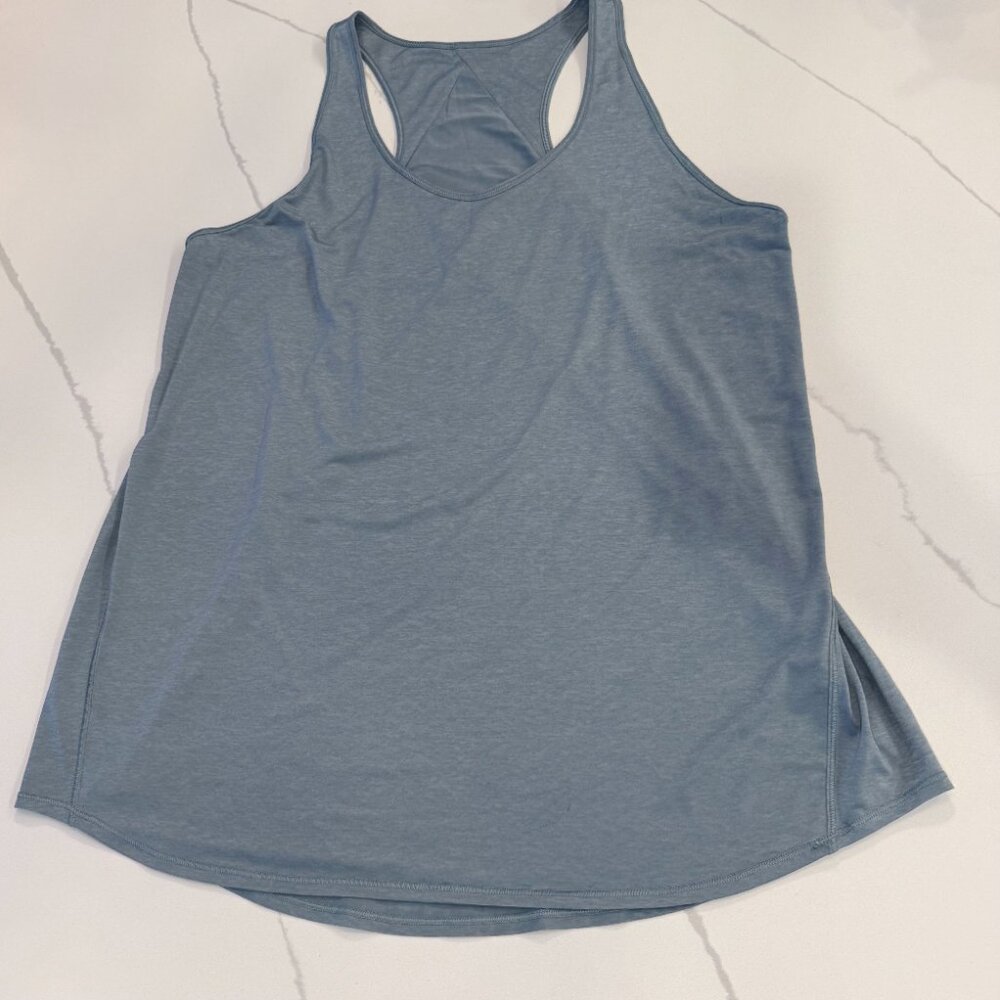 Lululemon Essential Tank *Pleated Blue Cast Size 10 - Picture 7 of 9